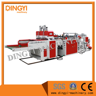 Automatic Two Lines T-Shirt Bag Making Machine With Punching